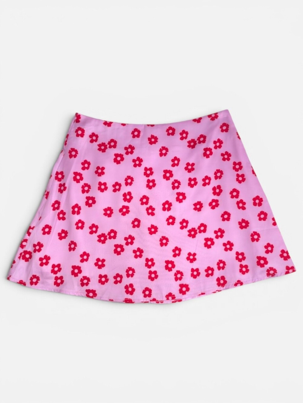 Princess Polly NWT Pink‎ Floral Retro Barbiecore  A-Line Olton Mini Skirt